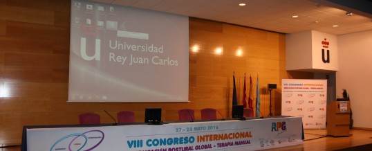 Fotos del VIII Congreso Internacional de RPG y Terapias Manuales